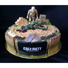 Детский торт "Call of duty. Солдаты"