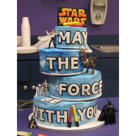 Детский торт "Звездные воины. Все герои"