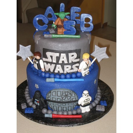 Детский торт "Star Wars все в сборе"