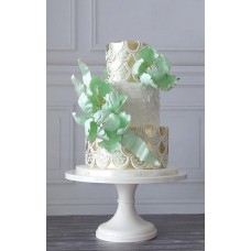Свадебный торт "Небесные цветы"