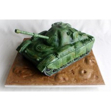 Торт "Главный танк. Танки онлайн"