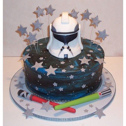 Детский торт "Шлем. Star Wars"