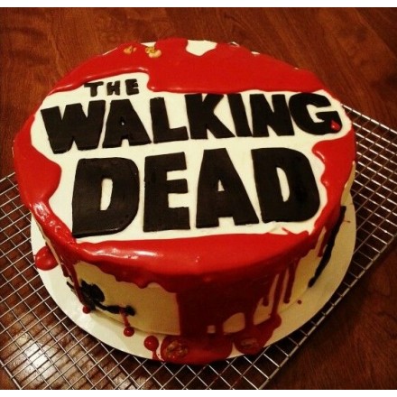 Торт "Кровь. Walking Dead"
