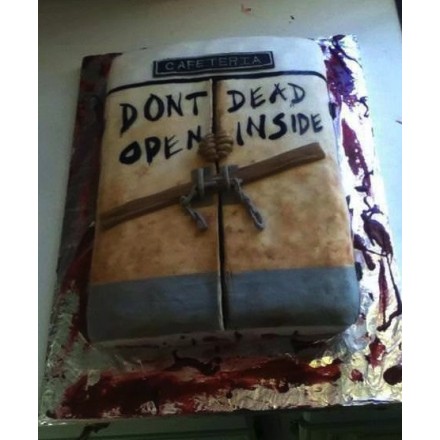 Торт "Дверь. Ходячие мертвецы"
