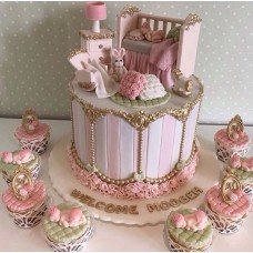 Детский торт "Комната для принцессы"