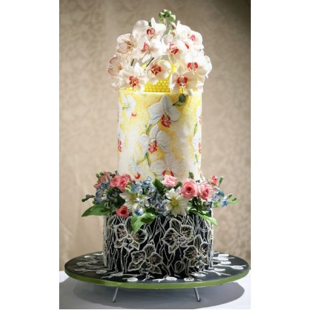 Торт "Летняя орхидея"
