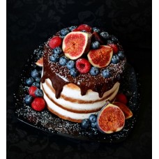 Торт "Нежный бисквит и ягоды"