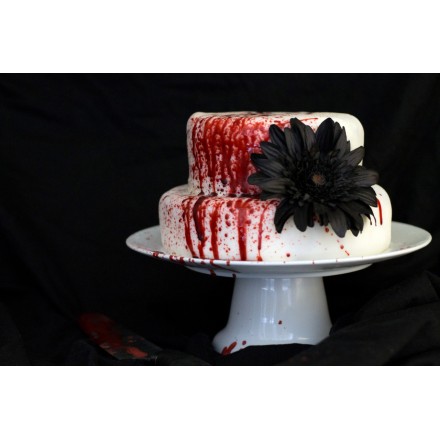 Торт к Хэллоувину "Кровавый десерт"